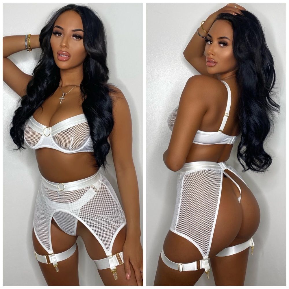 ❤️ NEW sexy transparent skirt lingerie set
